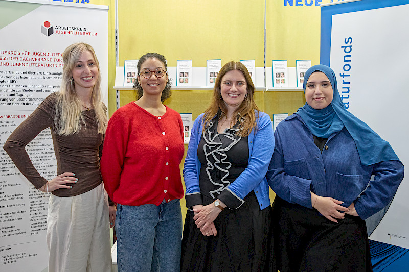 v.l.n.r.: Franziska H&ouml;rner, Ayşe Klinge, Anna Maria Pra&szlig;ler, Basma Hallak
